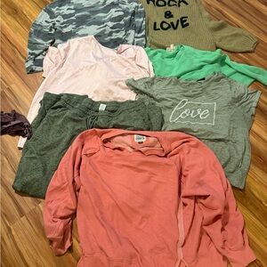 Lot of women’s Shirts Bottoms Sweaters